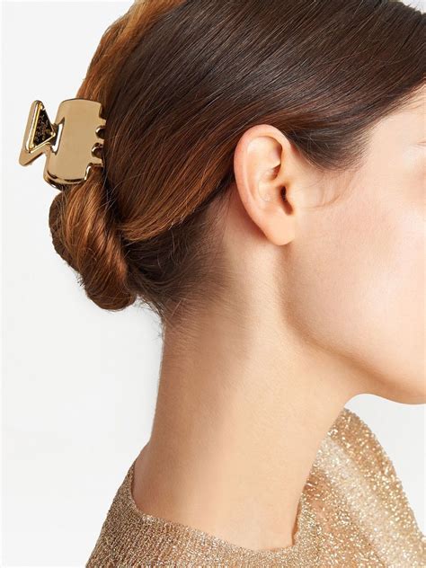 prada hair clips|prada claw clips.